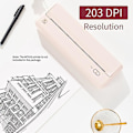 Miniatyrbillede 2 af 4: Hprt Mt810 2 stk. A4 Termisk Papirrulle kompatibel Mt810 Termisk Printer BPA-fri 10 Billeder Langtidsholdbar Perfekt kompatibel Foto Billede Kvittering Memo Pd