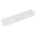 Miniatyrbillede 2 af 8: Silikonebeskyttende etui til OnePlus TV Y1S Edge fjernbetjening blød anti-drop beskyttende cover hvid
