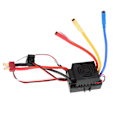 Pikkukuva 7 / 8: 60A ESC vedenpitävä elektroninen nopeudensäädin lisävarusteet 1/10 RC-automallilleMusta