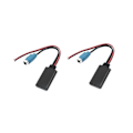 Miniatyrbilde 1 av 5: 2 STK Bil Bluetooth Modul Musikkadapter Aux Lydkabel kompatibel med -W203Ri IDA X303 X305 X301 -237B