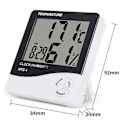 Miniatyrbild 2 av 5: Digital Hygrometer Termometer med Utomhusprob - Stor LCD-skärm - / Omkopplare - Hem/Kontor/Sovrum