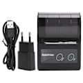 Miniatyrbilde 1 av 8: Bærbar Bluetooth termisk kvitteringsskriver, bærbar billettpassregning, minietikettmaskin 100‑240VEU-plugg