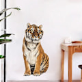 Miniatyrbild 3 av 5: En uppsättning bedårande tiger väggdekaler, självhäftande väggdekoration