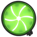 Miniatyrbilde 4 av 8: Utendørs PP Plast Grønn Svart Kronblader Trekantet Universell Paintball Speed Feed Gate Lokk Hoppere Deksel