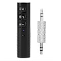 Miniatyrbilde 2 av 8: Lavalier Bluetooth 4.1 lydmottaker 3,5 mm AUX stereomusikk håndfri biladapter