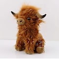 Miniatyrbilde 5 av 5: Highland Cow Kosete Myk Leke 26cm - Skotsk Skottland Ku Plysj