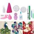 Miniatyrbild 5 av 8: 20 st papper quilling verktyg komplett set elektrisk quilling penna crimper kant DIY papper hantverk