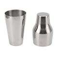 Miniatyrbillede 7 af 8: Rustfrit ståldrinkshaker i fransk stil, 2 sektioner, Martini-mixer, drinkshaker til bar, hjem, camping, picnic, sølv