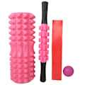 Pikkukuva 3 / 8: 33cm Piikkimäinen Jooga Ontto Vaahtomuovirulla Hierontatanko Fascia Pallosetti Pilates 33CM 5in 1