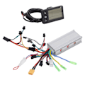 Miniatyrbillede 8 af 8: Motor Brushless Controller med S866 LCD Display Panel Kit til Elcykel Scooter 36V 48V 500W 28A