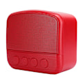 Miniatyrbillede 3 af 8: Trådløs Bluetooth-højttaler, lille, sprød lyd, bærbar, lyd til mobiltelefon, udendørs, mini-subwoofer, rød