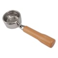 Pikkukuva 2 / 8: 58mm Pohjaton Portafilter kahdelle korvalle, massiivinen puukahva, kahviportafilteri GAGGIA:lle, BABY:lle, CLASSIC C1:lle, pähkinänruskea