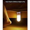 Miniatyrbillede 5 af 5: 3 Lysstyrker Genopladelig Roterbar Induktions Natlampe | Som Lommelygte / Læselampe | Børne Baby Ældre Soveværelse Seng Opladningsskab Li