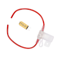 Miniatyrbillede 5 af 8: 12AWG sikringsholder transparent vandtæt med manuel reset afbryder til bil yacht RV lastbil 32V