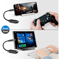 Miniatyrbild 3 av 5: 2 st Svarta USB C Hane till USB 3.0 Hona Adapter 2-Pack, Thunderbolt 3 Typ C OTG-omvandlare för MacBook Pro, iPad Air 4 5, Galaxy Z Fold 5, S23 S22 Plu