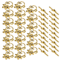 Miniatyrbild 5 av 8: 20 set armbandsspænde guld retro legering blomsterform OT spænde smykketilbehør