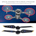 Miniatyrbillede 7 af 8: 8743 Genopladelige LED-blinklys med lav støj til natflyvning til DJI Mavic 2 PRO/ZOOM (1 par)