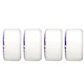 Miniatyrbillede 8 af 8: 4 stk 55x33 mm PU dobbelt skæv skateboard skate skating hjul Brush Street 85A MS2406