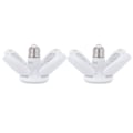 Miniatyrbillede 2 af 8: 2 stk. LED-garageloftslampe 38W Deformerbar Justerbar Foldbar Minebelysning 85‑265V