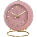 Miniatyrbillede 1 af 5: 1 stk Pink Retro vækkeur med lys
