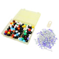 Miniatyrbild 8 av 8: Kemi Molecular Model Kit PP Balls H C O N S Cl Br P I Box Packed Molecular Structure Model for School Education