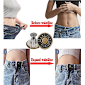 Miniatyrbillede 4 af 5: Justerbare trykknapper til jeans - Sæt med 20 (17mm)