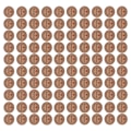 Miniatyrbilde 4 av 8: 100 stk Brun Håndlaget Hang Label Bryllupsfavoritt Gave Dessertetiketter Smykker Prislapp #2