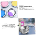 Miniatyrbillede 5 af 5: 24 stk. Easy Pour Palette Mini Spray-Paint Små Farveblandingskopper Sølv