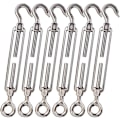 Miniatyrbilde 1 av 5: Heavy Duty 304 Rustfritt Stål Wire Rope Spenningssett - Solskjerming, Teltoppsett - Anti-Rust