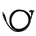 Miniatyrbild 1 av 8: Micro-B hane till USB-A 3.0 hane kabel sladd vinkelanslutning adapterkabel 1,2 m svart