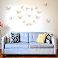 Miniatyrbillede 4 af 4: 12 STK Guld 3D Butterfly Wall Stickers Assorterede Størrelser til Soveværelsesindretning, Bryllupsfest baggrunde