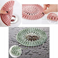 Miniatyrbillede 2 af 5: 4 pakke med 13,3 x 13,3 cm silikone køkkenvaske i pink, grøn, grå og blå, holdbare og nemme at rengøre