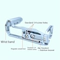 Miniatyrbillede 3 af 5: Til XT5 Extended Release L Pladeholder sølv