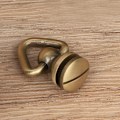 Miniatyrbillede 5 af 8: 4 STK Metal Ring Skrue Rundt Hoved Studs Nitte Nail Rotate Spikes DIY Læder Craft Hardware tilbehør Bronze
