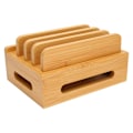 Pikkukuva 4 / 8: Bamboo Latausasema Useita laitteita Telakointiasema Lataustelakka Teline matkapuhelimille Tabletit E-lukijat