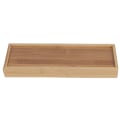Miniatyrbillede 1 af 8: Serveringsbakke i massiv bambus i japansk stil Frugtte-serveringsbakke til morgenmad (28*10,2*3 cm)