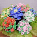 Miniatyrbillede 4 af 5: Artisan Russiske Sprøjtetusser Sæt Kagepyntningssæt Blomster Frosting Tusser Sæt 12 Glasurdyser 2 Koblinger 2 Bladtusser 1 Silikonepose 10 Konditorposer