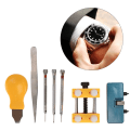 Miniatyrbilde 6 av 8: 7 stk/sett Watch Pry Pinsett Skrutrekker Watch Case Åpner Klokke Reparasjonssett