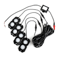 Miniatyrbilde 1 av 5: LED Rock Lights RGB Rock Lights Fjernkontroll LED Neon Underglow Lys