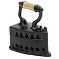 Miniatyrbild 2 av 8: Dockhus Miniatyr 1:12 Skala Metall Strykjärn Kläder Verktyg Mini Dockhus Dekoration