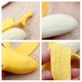 Miniatyrbillede 2 af 5: Banan Legetøj Squishy Banan Fidget Legetøj Falsk Blød Stress Relief Legetøj Gummi Banan Frugt Stress Legetøj Festartikler Zekai