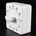 Miniatyrbillede 3 af 5: Kvadratisk Mekanisk Køkken Timer - 60 Minutter, Høj Alarm, Ingen Batterier Nødvendige