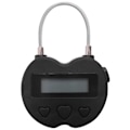 Miniatyrbillede 1 af 5: Smart Tidslås LCD Display Tidslås USB Genopladelig Sort