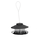 Miniatyrbild 7 av 8: Fågelmatare 1L Slitstark ABS Lätt att fylla Transparent Behållare Bärbar Paviljong Design Hängande Fågelmatare