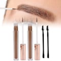 Miniatyrbillede 6 af 8: VIBELY 2stk Eyebrow Tint Gel Dye Kit Langtidsholdbar flydende bryn tatoveringsblæk med børste4#Kaffe