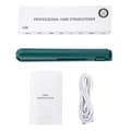 Mini 2 i 1 Plattång USB Keramisk Uppvärmning Uträtning Curling Plattång Vert