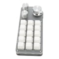 Miniatyrbilde 4 av 8: Programmerbar tastatur 15 taster 3 knotter blå bryter mekanisk minnefunksjon mini tastatur for spillkontor media