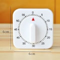 Miniatyrbillede 4 af 5: 60 Minutters Køkken Timer Madlavnings Ring Mekanisk Tæller Optræks Alarm Clock-B5