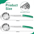 Miniatyrbillede 2 af 5: Portionskontrol Serveringsskeer - Bariatriske Must Haves - Perfekt kompatibel med & Gastric Bypass - Sæt med 4 Øser