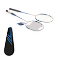 Miniatyrbild 2 av 8: SG8048 2-spelare Badminton Racket Set Vuxna Tonåringar Lättvikts Kolfiber Rackets